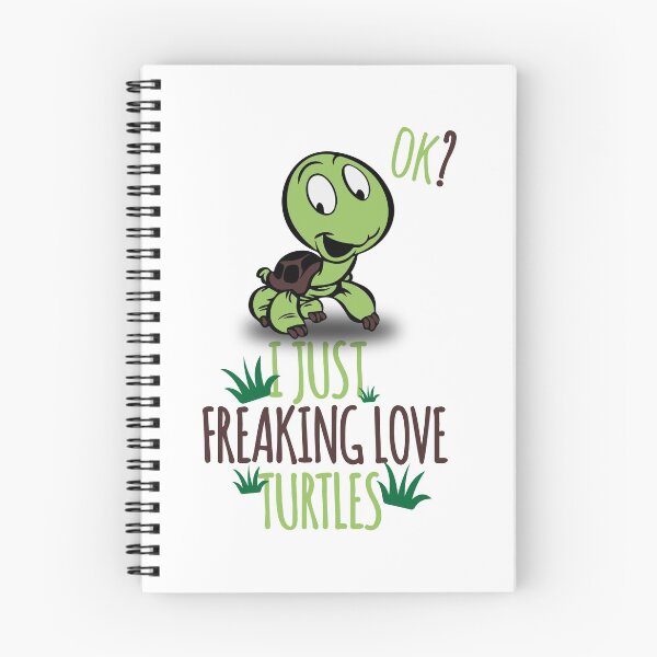 Item preview, I Just Freaking Love Turtles Ok? Cute Turtle Lover  designed and sold by T-ShirtRevolt.