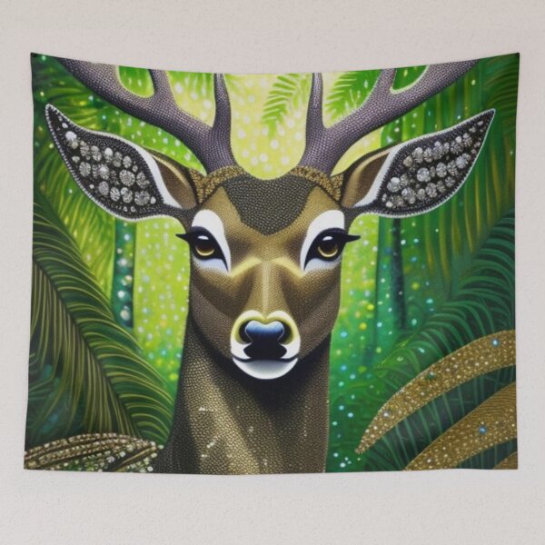Item preview, Deer in the forest  designed and sold by Roxburylane.