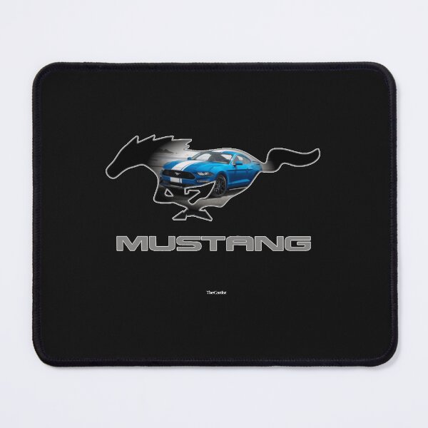 Item preview, Ford Mustang GT Logo Emblem Design (Blue On Black) 1 designed and sold by KenzlieCawle.