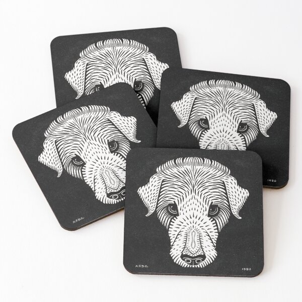 Item preview, Dog's head (1920) by Julie de Graag designed and sold by angrypixelart.