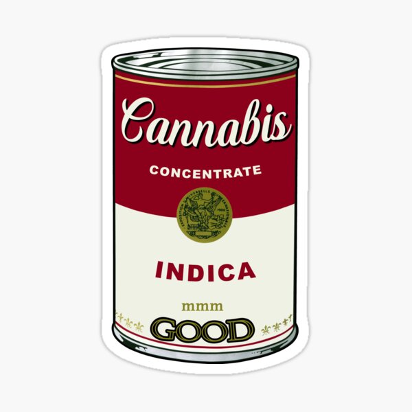 Item preview, Cannabis Soup Can Indica Version designed and sold by inksaywhat.
