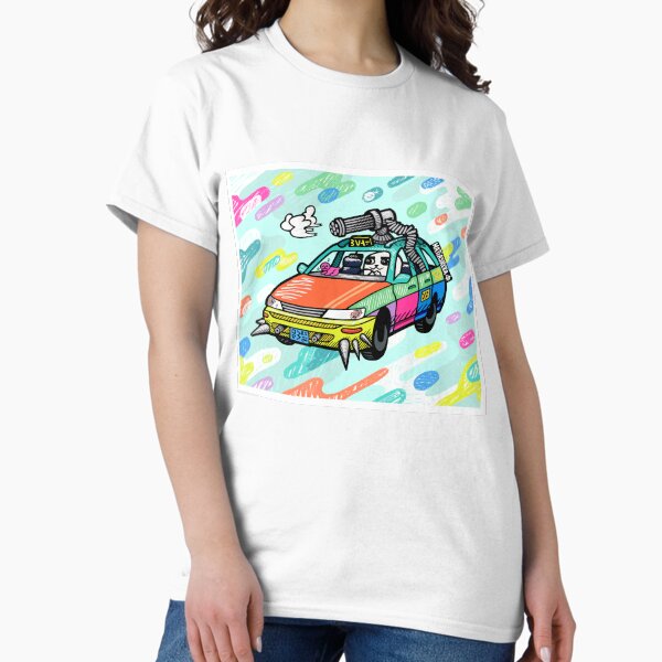 Rainbow Cannon Car Classic T-Shirt