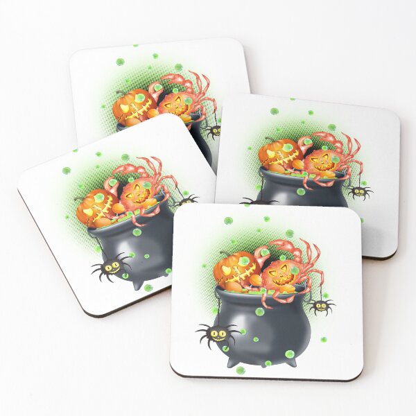 Item preview, Ghost , crab ,pumpkin  ,pot ,jack o lantern ,poison  ,autumn  ,dark  ,illustration, halloween, spooky ,happy Halloween, bubble ,spider ,wizard, witch, polka dot  designed and sold by letsgow8th.