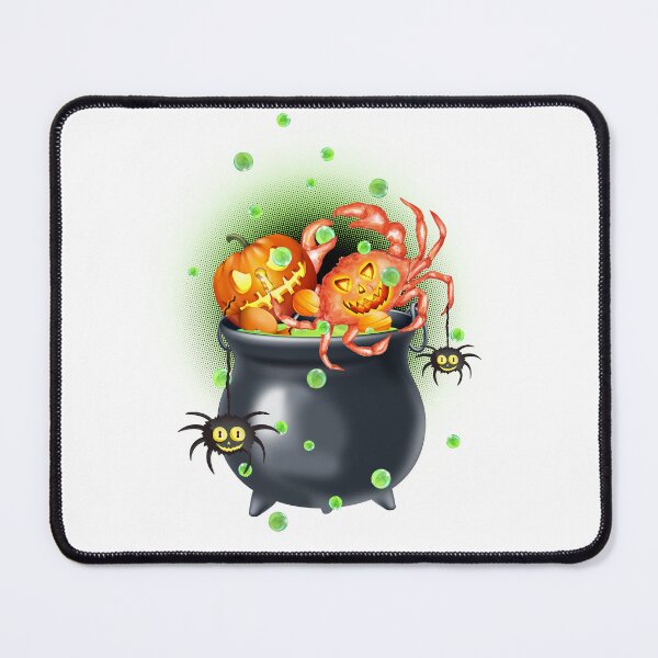 Item preview, Ghost , crab ,pumpkin ,pot ,jack o lantern ,poison ,autumn ,dark ,illustration, halloween, spooky ,happy Halloween, bubble ,spider ,wizard, witch, polka dot designed and sold by letsgow8th.
