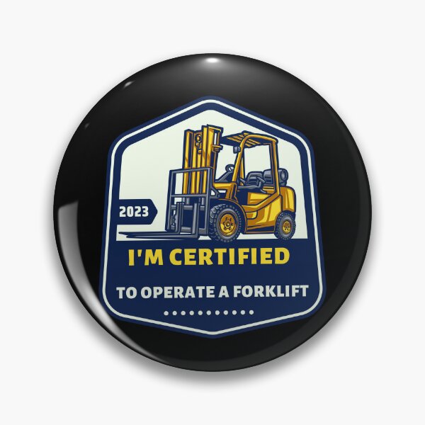 Item preview, Forklift operator Certified designed and sold by RetroNibylander.