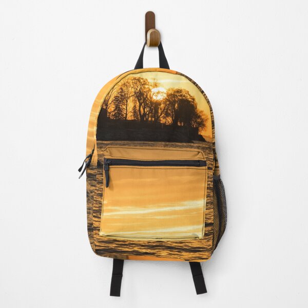 Item preview, Behind Bare Trees - Sunrise on the Shore of Lake Ontario in Toronto designed and sold by Georgia Mizuleva.