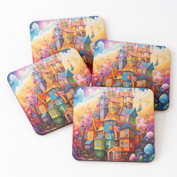 Item preview, Vivid Community: Crowded and Colorful Homes designed and sold by GraceCocaf.