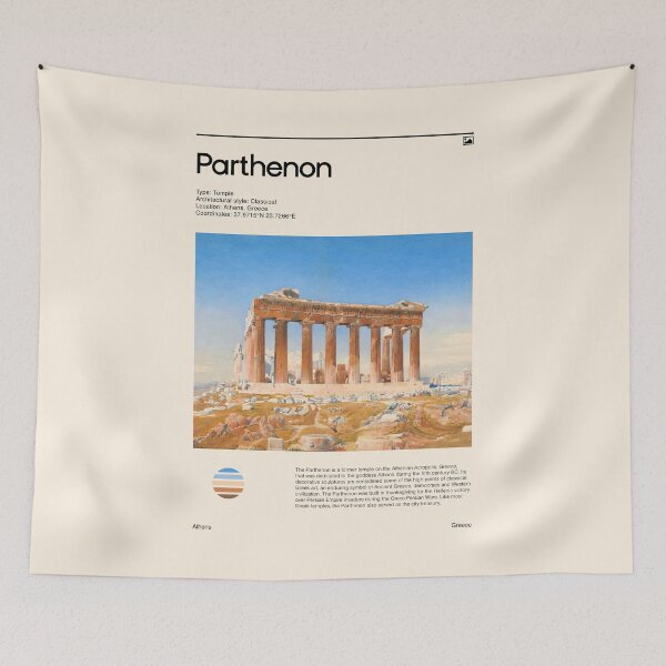 Item preview, Visit Parthenon, Greece (Travel poster) designed and sold by RabbitK.