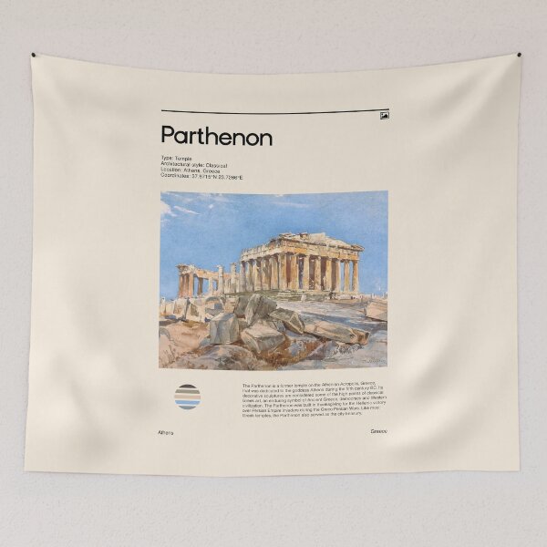 Item preview, Visit Parthenon, Greece (Travel poster) designed and sold by RabbitK.