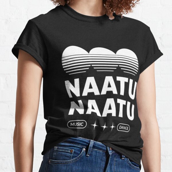 Vista previa del artículo con la obra «RRR NAATU NAATU», diseñado y vendido por tryhatde.