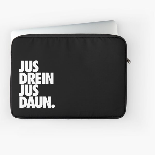 jus drein jus daun. Funda para portátil