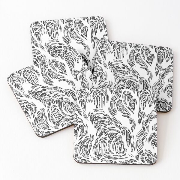 Item preview, Abstract Forest Foliage Pattern designed and sold by entwithanaxe.