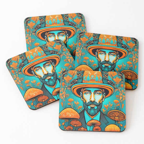 Item preview, Mushroom Reverie: The Elegant Man in Nature's Embrace designed and sold by Ultra7songeng.