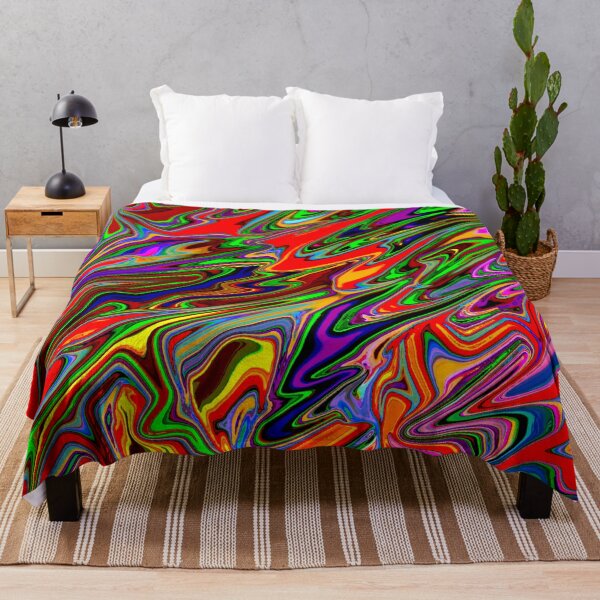 Item preview, Bright Psychedelic Abstract Pattern designed and sold by Deborah Camp.