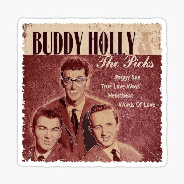 BUDDY HOLLY True Love Ways Music Song Lyrics Wall Art 