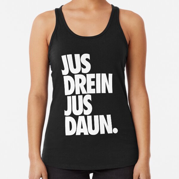 jus drein jus daun. Débardeur dos nageur