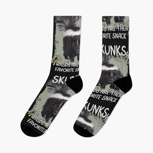 Item preview, Skunks ~ Wasps Are Their Favorite Snacks Design designed and sold by EarthArtDesigns.