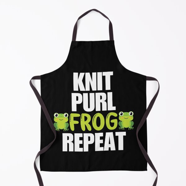 Artikelvorschau, Stricken Sie den Frosch-Rappe links - lustiges Strickshirt entworfen und verkauft von EvergreenWhimsy.