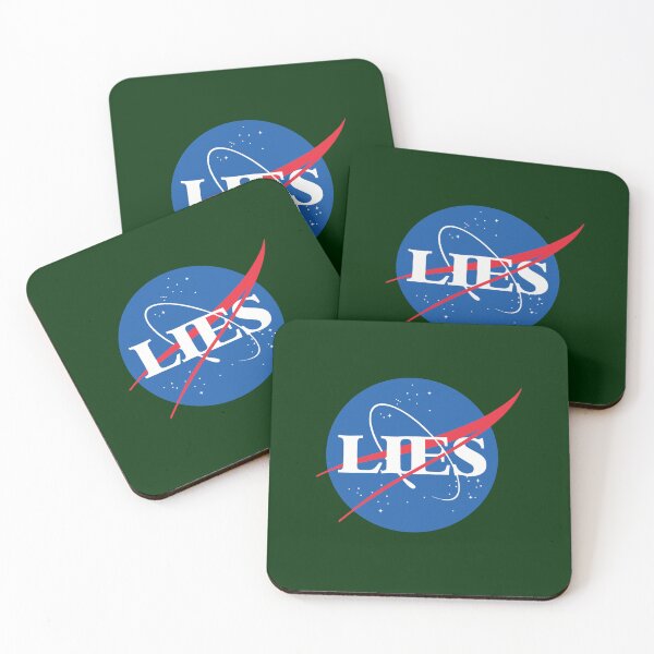 Item preview, NASA LIES LOGO designed and sold by codadhaven.