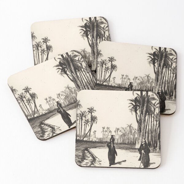 Item preview, Ephraim Moshe Lilien, The Palms of Sakkarah designed and sold by NouveauEra.