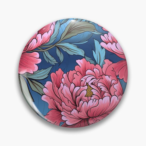 Item preview, Traditional Hakka Elegance Blooms with Taiwanese Pink Peonies designed and sold by lantasticdesign.
