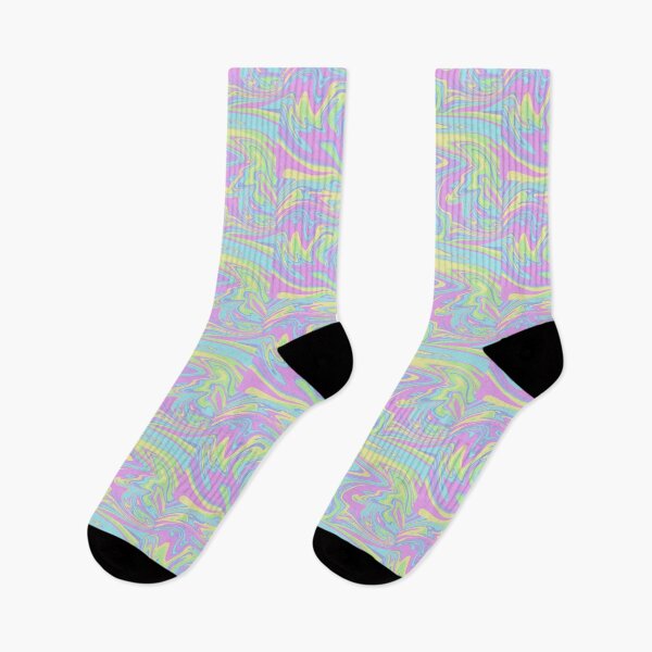 Item preview, Pastel trippy aesthetic abstract designed and sold by Silly Stickers Etc..