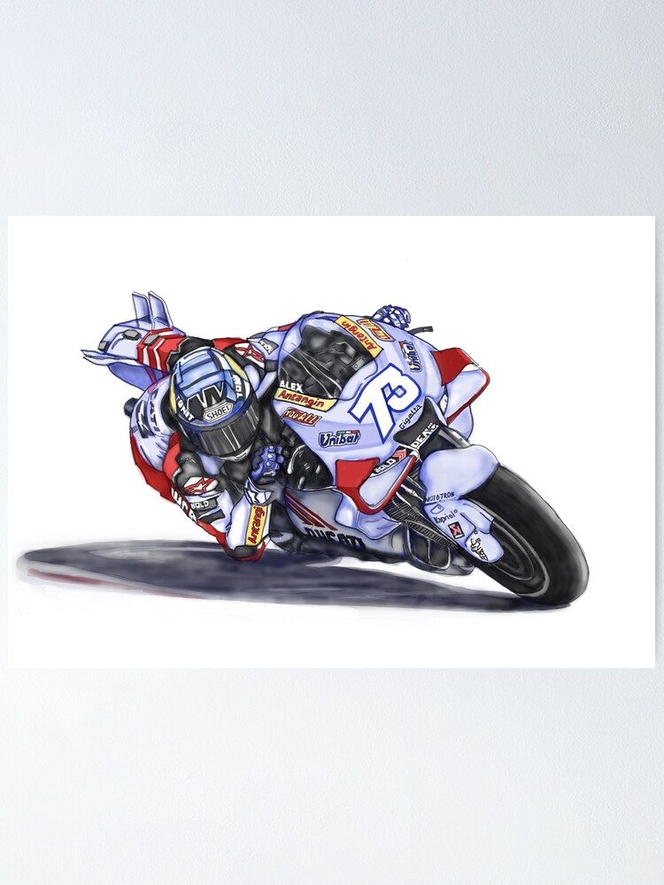 Drawing/Sketching MotoGP 73 Alex Marquez Ducati Team