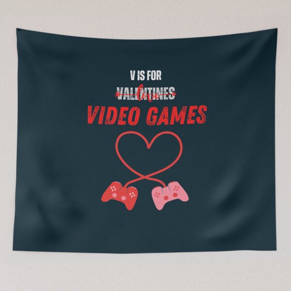 Item preview, v is for video game shirt   designed and sold by TheAnimeFactor.