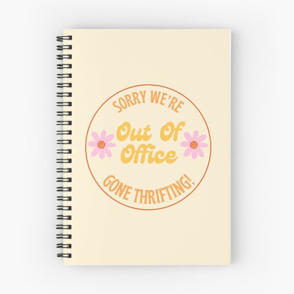 Item preview, Groovy Out of Office Gone Thrifting Pink Flower designed and sold by Neeshki.