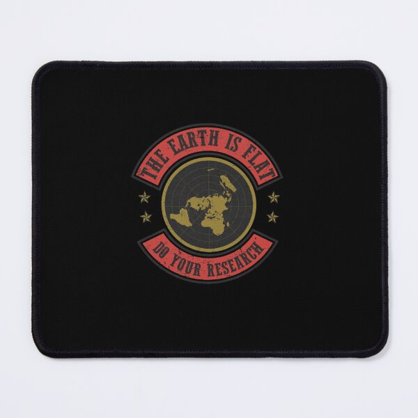 Item preview, The Earth Is Flat Retro Research Conspiracy designed and sold by codadhaven.