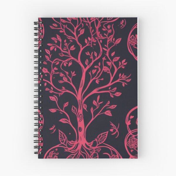 Item preview, "Celestial Canopy: Exploring the Cosmic Tree Leaves Vector Pattern" designed and sold by FemmeFlair.