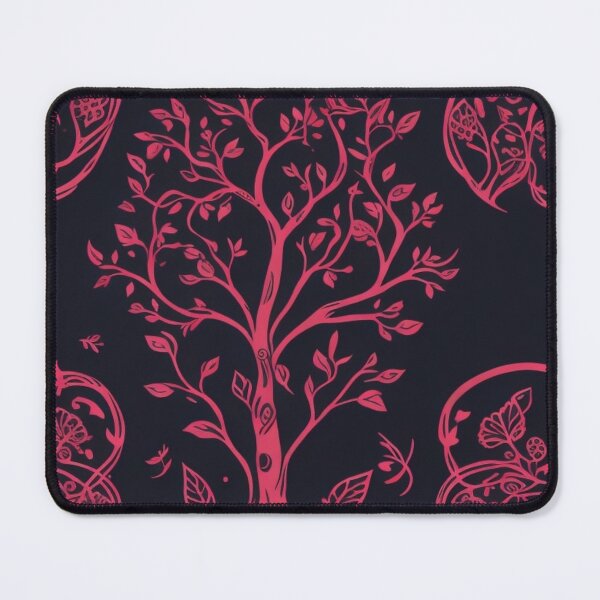 Item preview, "Celestial Canopy: Exploring the Cosmic Tree Leaves Vector Pattern" designed and sold by FemmeFlair.