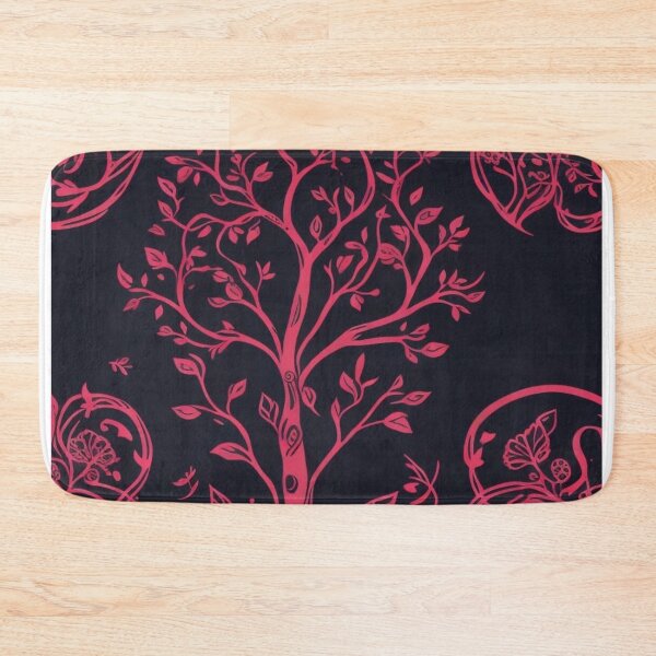 Item preview, "Celestial Canopy: Exploring the Cosmic Tree Leaves Vector Pattern" designed and sold by FemmeFlair.