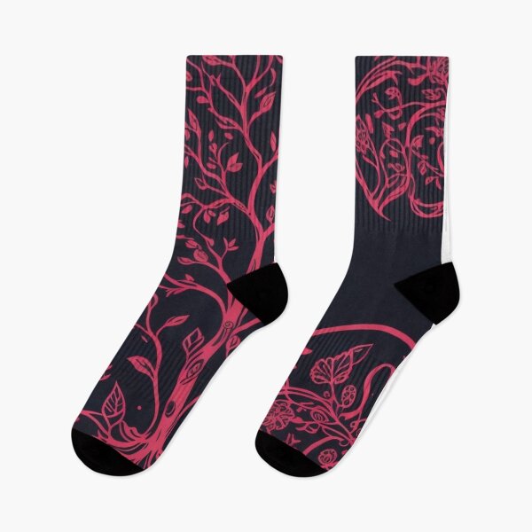 Item preview, "Celestial Canopy: Exploring the Cosmic Tree Leaves Vector Pattern" designed and sold by FemmeFlair.