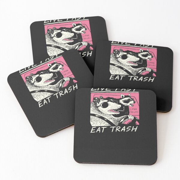 Item preview, Live Fast! Eat Trash!   designed and sold by JenniferJRamire.