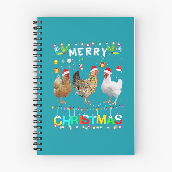 Item preview, Womens Merry Christmas Chicken Shirt Santa Hat Lights Xmas Funny    designed and sold by TheAnimeFactor.
