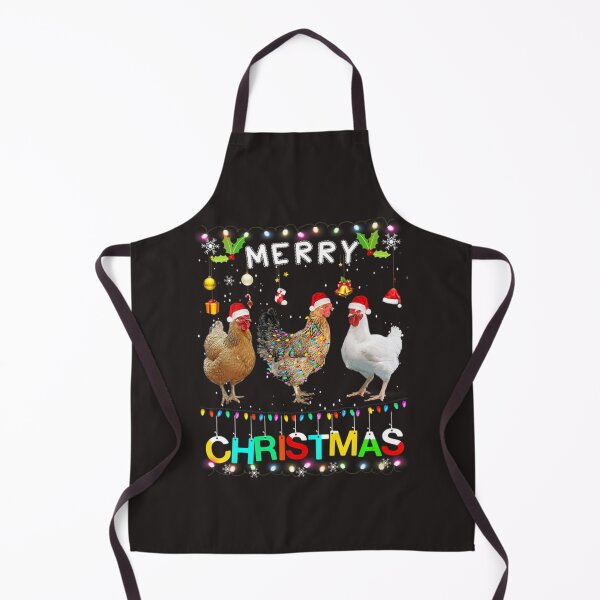 Item preview, Womens Merry Christmas Chicken Shirt Santa Hat Lights Xmas Funny    designed and sold by TheAnimeFactor.
