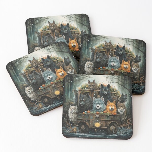 Item preview, Cart Full Of Dogs Stuck In A Puddle designed and sold by Quips-n-Gifts.