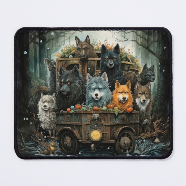 Item preview, Cart Full Of Dogs Stuck In A Puddle designed and sold by Quips-n-Gifts.