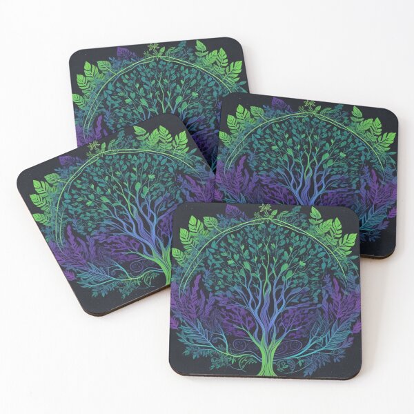Item preview, Astronomical Arboretum: Exploring Galactic Tree Leaves in Vector Art designed and sold by FemmeFlair.