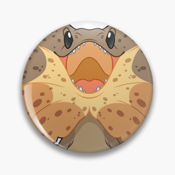 Item preview, Frilled Neck Lizard designed and sold by HeckoGeckoArt.