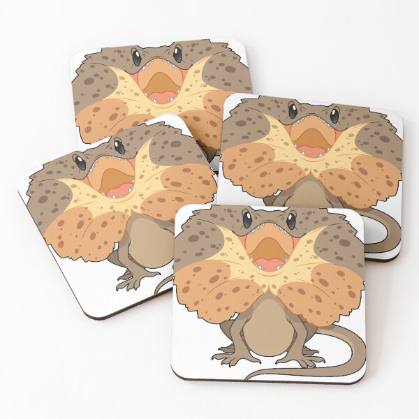 Item preview, Frilled Neck Lizard designed and sold by HeckoGeckoArt.