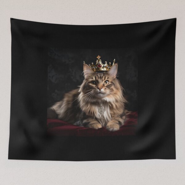 Item preview, Cat King designed and sold by EvokeArtisan.