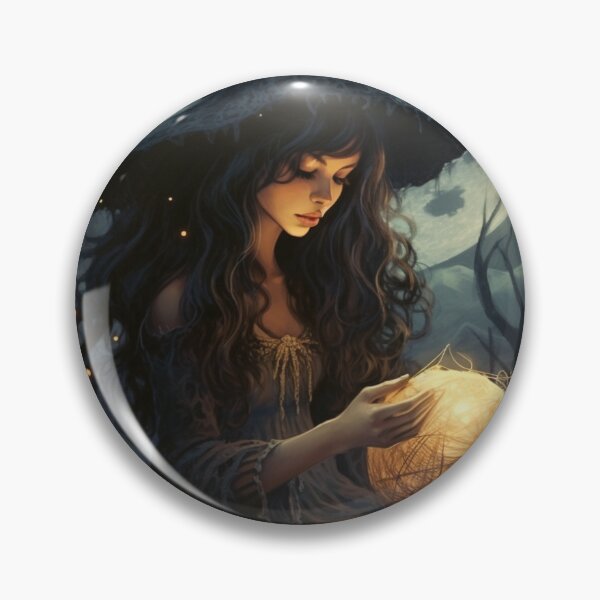 Artikelvorschau, Die Hexe und der Mond entworfen und verkauft von KhunWeena.