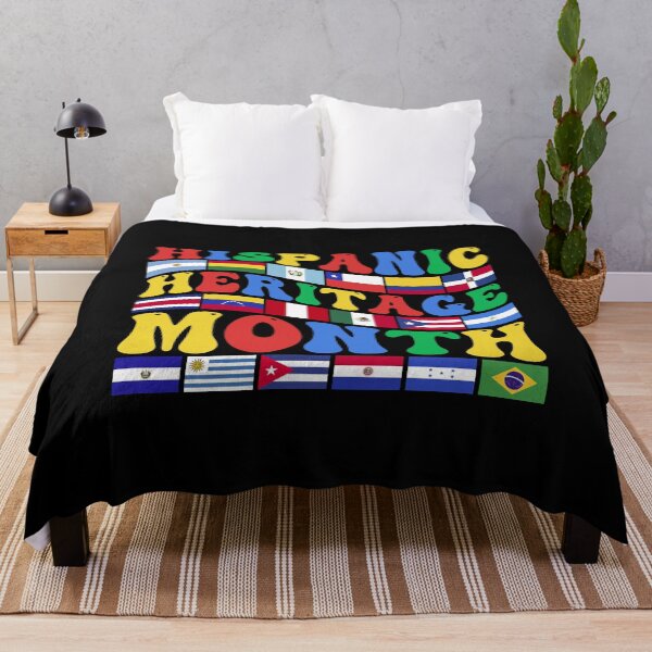 Item preview, Hispanic Heritage Month Groovy Text designed and sold by ArtMeetsPizza.