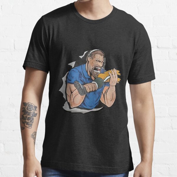 Dan Campbell T-Shirt Biting Knee Caps