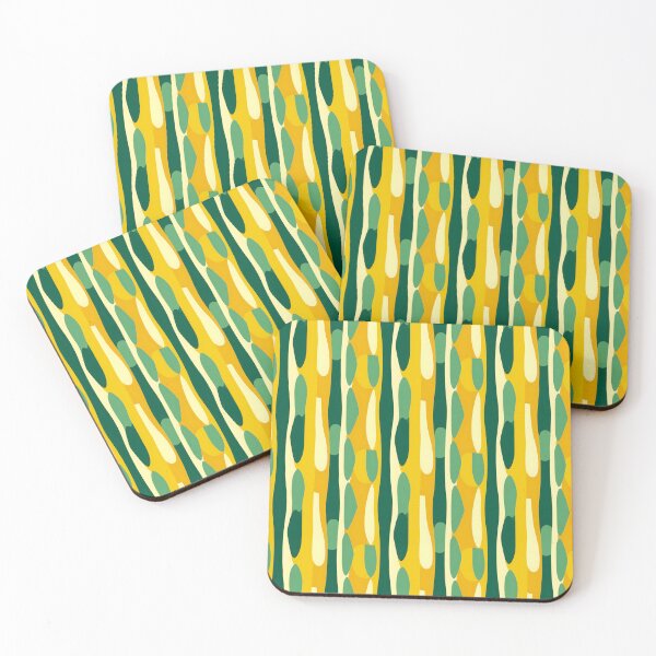 Item preview, Green & Yellow Minimalism Abstract Circles Pattern #1 designed and sold by ARTficiallyAnon.