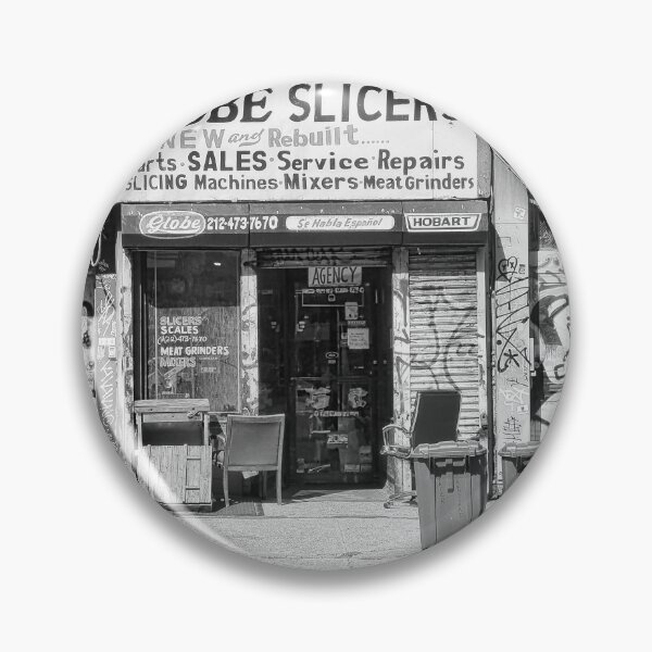 Item preview, Old New York City Shopfront in Black and White. designed and sold by pcole123.