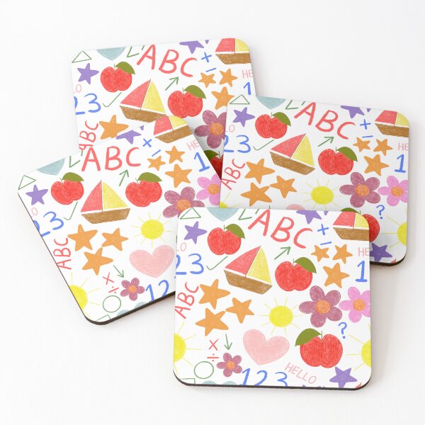 Item preview, Kids school kindergarten art designed and sold by PrettywithColor.
