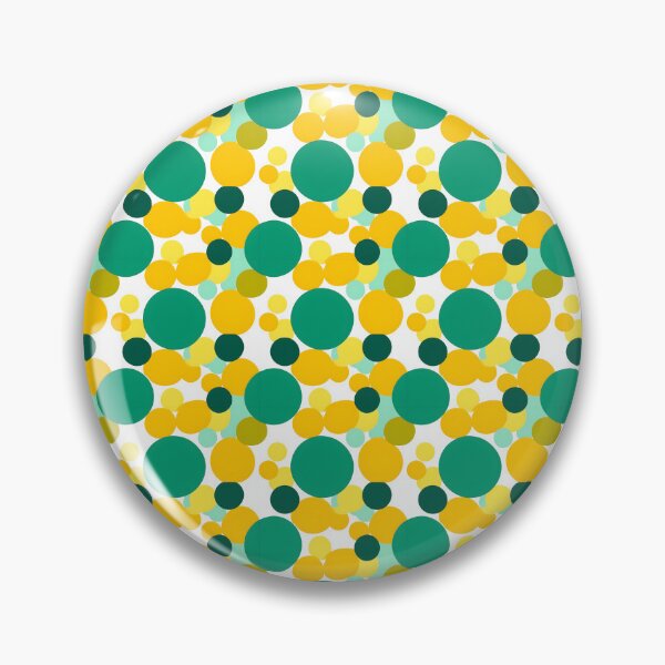 Item preview, Green & Yellow Minimalism Abstract Circles Pattern #2 designed and sold by ARTficiallyAnon.